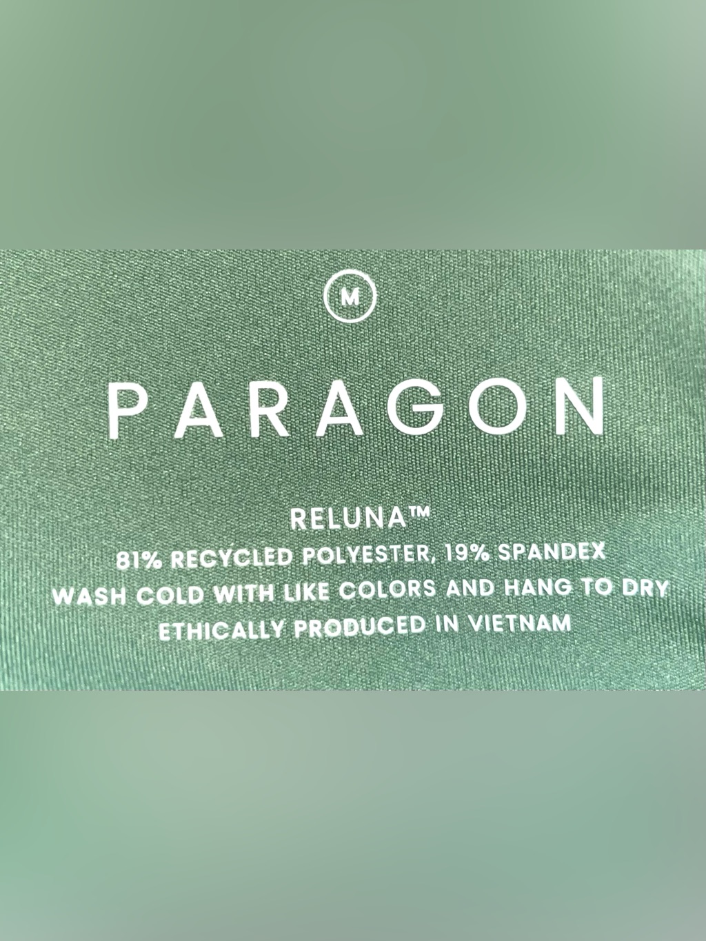 Paragon Fitwear Reluna Bare Sports Bra + Ace Mid-Rise Mini Skort In Matcha Sz M — image 4 of 8